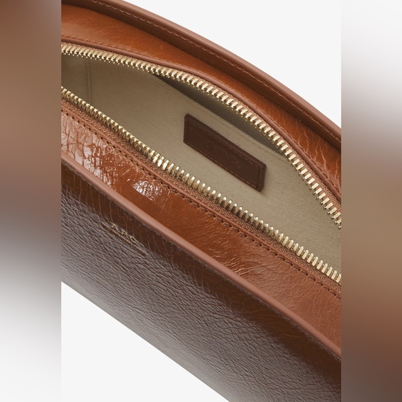 NEW - A.P.C. Tan Demi-Lune Shoulder Bag - Coffee - Picture 6 of 6